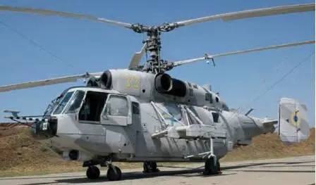 Десантноштурмовой вертолет Ка29 Сакской морской авиабригады июль 2012 г - фото 62