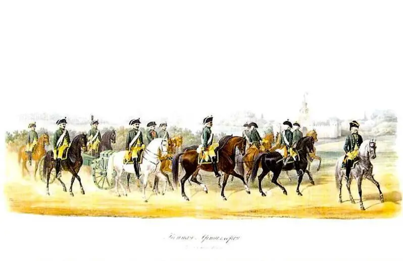 Конная артиллерия Гатчинских войск 1857 Кат 14 Канонир и фейерверкер - фото 17