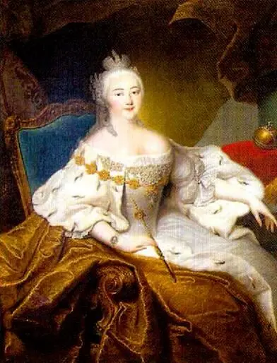 ГХ Гроот Портрет императрицы Елизаветы Петровны Около 1744 Шапка - фото 4