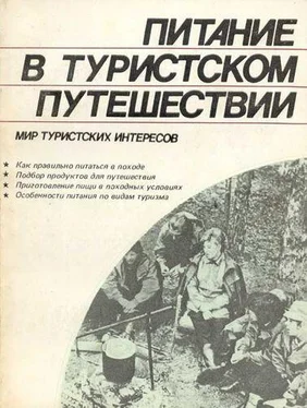 В. Шимановский Питание в туристском путешествии обложка книги