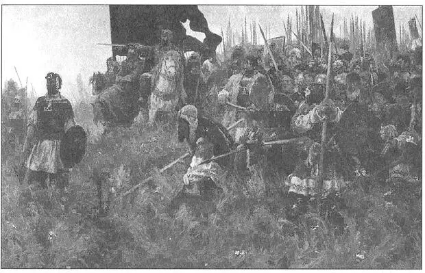 Утро на Куликовом поле Худ Александр Бубнов 1947 г Спасская башня - фото 44