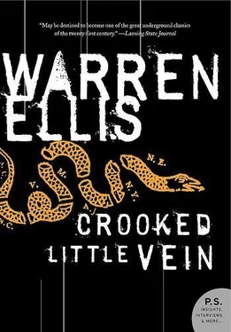 Warren Ellis Crooked Little Vein обложка книги