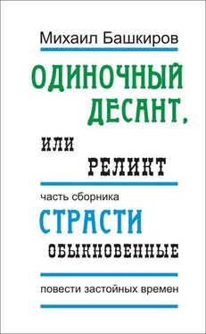 Михаил Башкиров Одиночный десант, или Реликт обложка книги