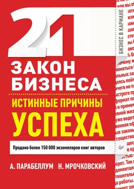 Андрей Парабеллум 21 закон бизнеса. Истинные причины успеха обложка книги