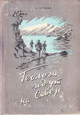 Иннокентий Галченко Геологи идут на Север обложка книги