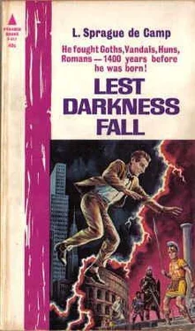 L. Camp Lest Darkness Fall обложка книги