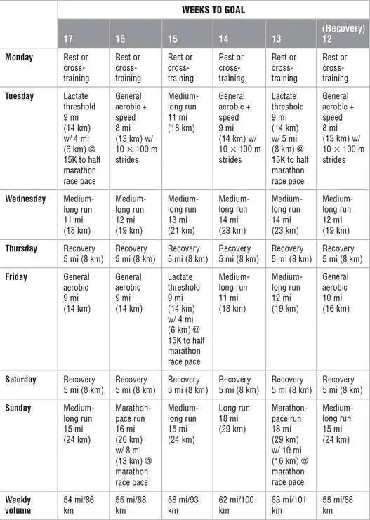 Mesocycle 2 Lactate Threshold Endurance Mesocycle 3 Race Preparation - фото 146
