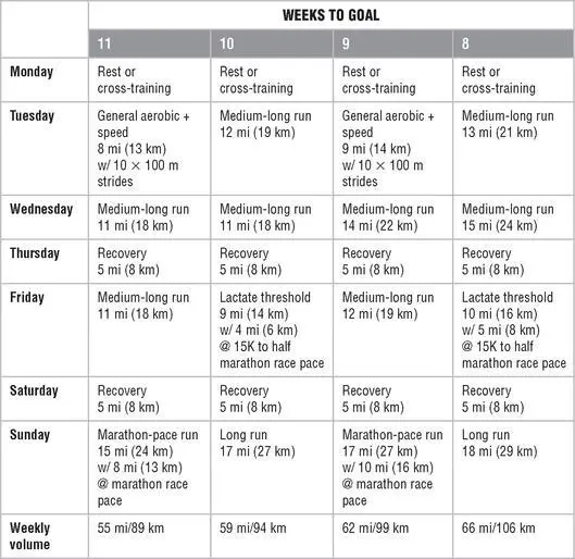 Mesocycle 2 Lactate Threshold Endurance Mesocycle 3 Race Preparation - фото 150