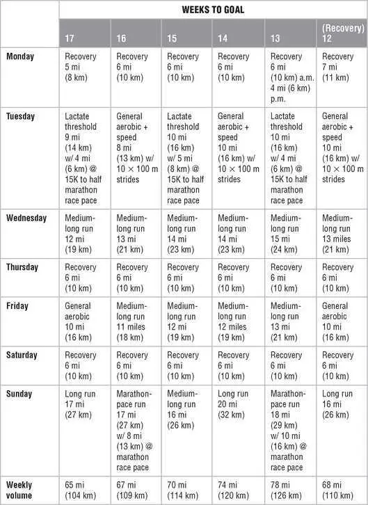 Mesocycle 2 Lactate Threshold Endurance Mesocycle 3 Race Preparation - фото 157