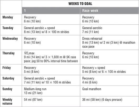 Mesocycle 5 Recovery Chapter 11 Marathon Training on More Than 85 - фото 164