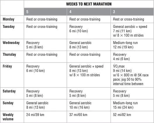 Appendix A Marathon RacePace Chart - фото 191