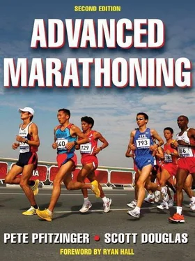 Pfitzinger Pete Advanced Marathoning обложка книги