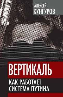 Алексей Кунгуров Вертикаль. Как работает система Путина обложка книги