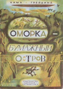 Кима Грейдина Оморка — бумажный остров обложка книги