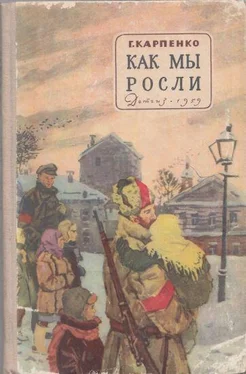 Галина Карпенко Как мы росли обложка книги