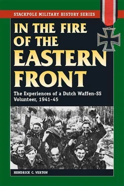 Hendrick Verton In the Fire of the Eastern Front обложка книги