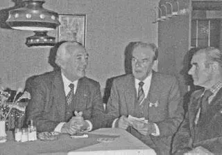 The author centre in 1985 with Dr Erich Mende left and a comrade Dr - фото 3