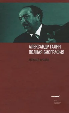 Михаил Аронов Александр Галич: полная биография