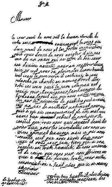 A Letter from Sœur Jeanne des Anges to Laubardemont During Grandiers trial - фото 3