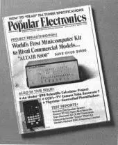 January 1975 issue of Popular Electronics On the magazines cover was a - фото 3