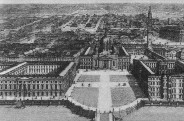 Берлин Королевская площадь Гравюра XVIII в Джакомо Казанова П Лонги - фото 32