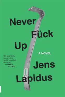 Jens Lapidus Never Fuck Up обложка книги