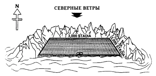 Атлантида согласно описанию приведенному в платоновском Критии ок 350 г - фото 6