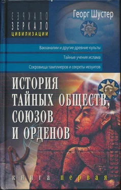 Георг Шустер История тайных обществ, союзов и орденов обложка книги