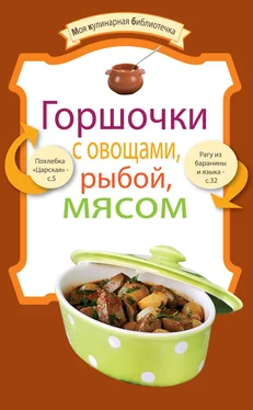 Сборник рецептов Горшочки с овощами, рыбой, мясом обложка книги