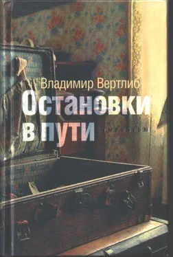 Владимир Вертлиб Остановки в пути обложка книги