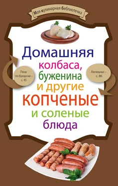 Е. Левашева Домашняя колбаса, буженина и другие копченые и соленые блюда обложка книги