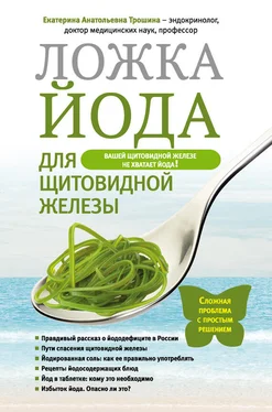 Екатерина Трошина Ложка йода для щитовидной железы обложка книги