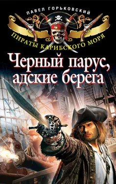 Павел Горьковский Черный парус, адские берега обложка книги