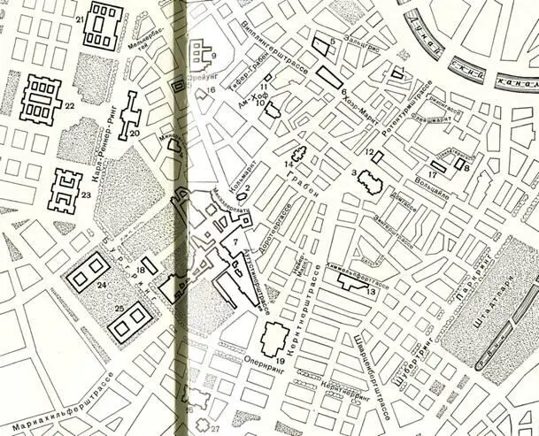 1 Церковь св Рупрехта 2Церковь св Михаила 3 Собор св Стефана 4 - фото 29