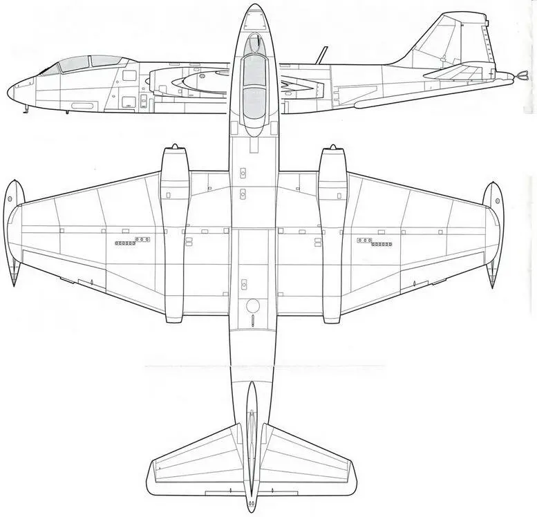 В57Е В57А Martin B57B Степень двухконтурности 14 Двигатель - фото 134