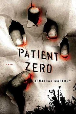 Jonathan Maberry Patient Zero обложка книги