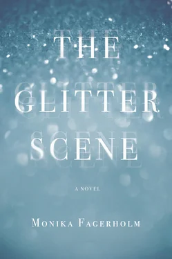 Monika Fagerholm The Glitter Scene обложка книги