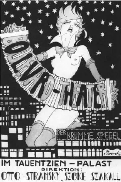 Poster for The Crooked Mirror cabaret 1928 Poisonous fumes or no the - фото 65