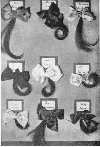 Collection from a homosexual lust murderer and hair fetishist Berlin police - фото 206