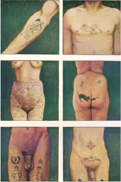 Erotic tattoos of sailors and criminals Hirschfelds Enemies Hirschfelds - фото 219
