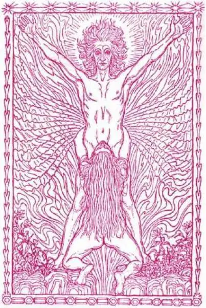 Fidus illustration for Carl Hilm Satan 1908 Rhea Wells Black Mass In a - фото 262