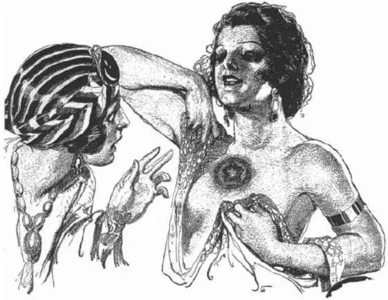 An OTO initiate reveals her pentagram branding by Crowley 1926 The Great - фото 293
