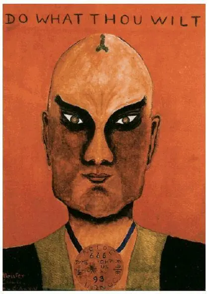 Aleister Crowley SelfPortrait 1930 Crowley devised a System of Twelve OTO - фото 294