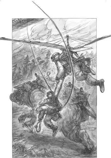 HOOKING THE PACKAGE He thrust out the grappling hook and metal struck - фото 11