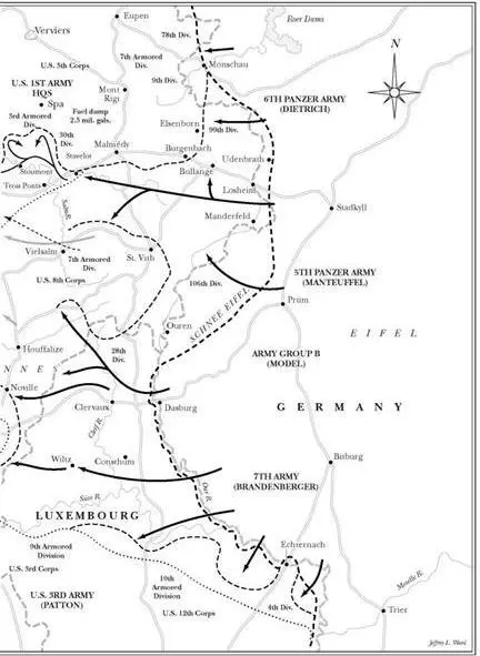 On the American side the 5th Corpss 99th Infantry Division a new but - фото 45