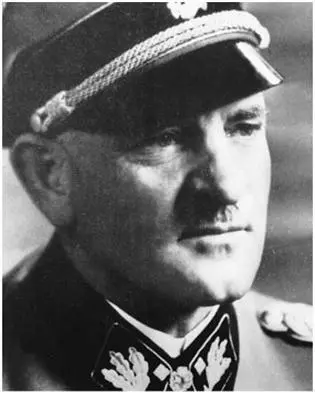 German SS General Sepp Dietrich commander of the 6th Panzer Army in the Battle - фото 67