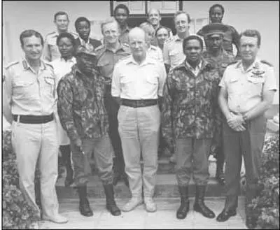 Front row General Barnard Rex Nhongo General Acland Dumiso Dabengwa PB - фото 809