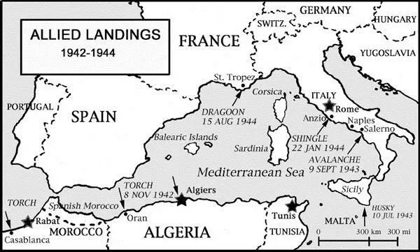 The invasion plan called for simultaneous landings at three major - фото 2