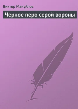 Виктор Мануйлов Черное перо серой вороны обложка книги