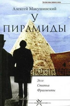 Алексей Макушинский У пирамиды обложка книги